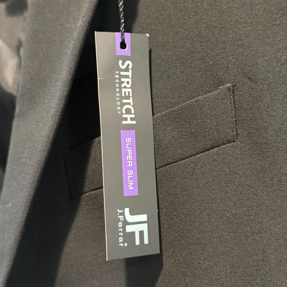 Men's JF J. Ferrar Ultra Comfort Slim Fit Suit Jacket - Black - 38 Reg - NWT